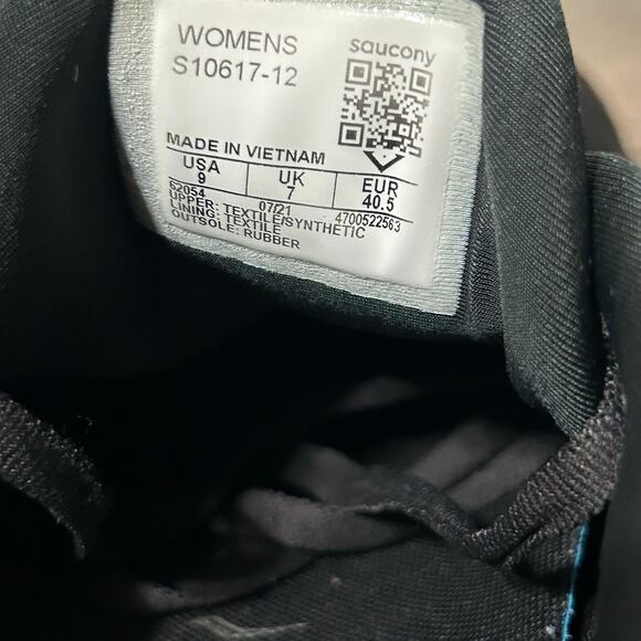 Saucony Freedom 4 Women’s Athletic Running Shoes Sneakers Size 9 Black - Picture 8 of 8